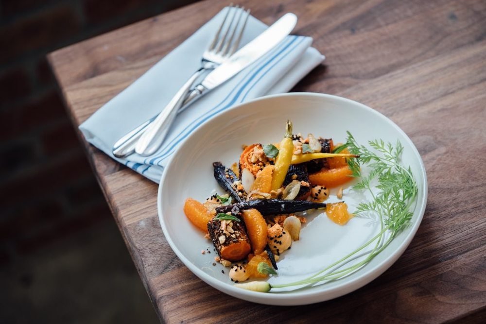 Roasted heirloom carrots — Thresh Catering